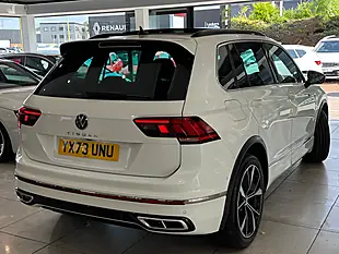 Used 2023 Volkswagen Tiguan R-Line White - Interior and Exterior details 2