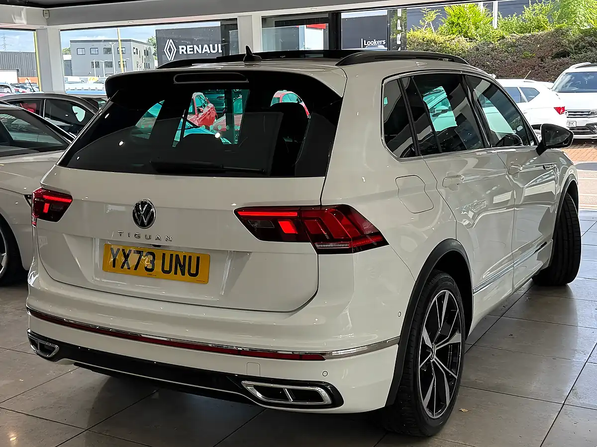 Used 2023 Volkswagen Tiguan R-Line White - Interior and Exterior details 2