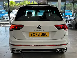 Used 2023 Volkswagen Tiguan R-Line White - Interior and Exterior details 5