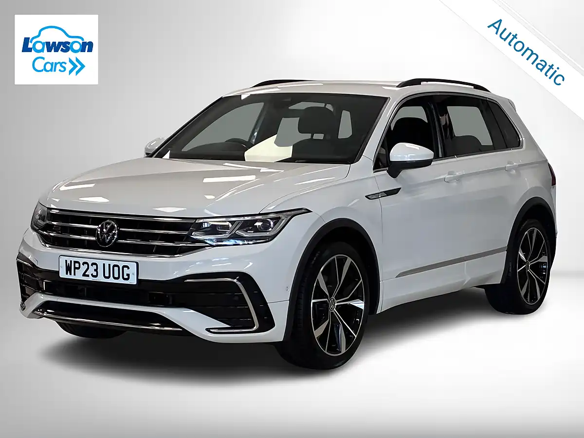 Used 2023 Volkswagen Tiguan R-Line White - Front View