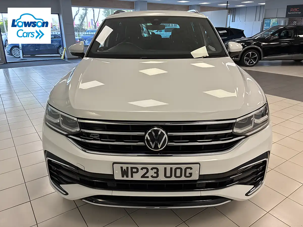 Used 2023 Volkswagen Tiguan R-Line White - Interior and Exterior details 10
