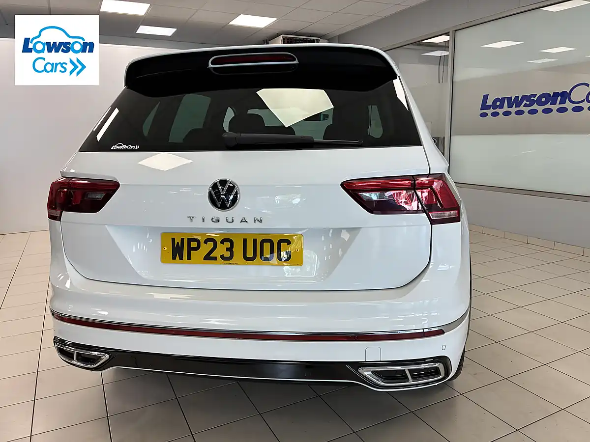 Used 2023 Volkswagen Tiguan R-Line White - Interior and Exterior details 11