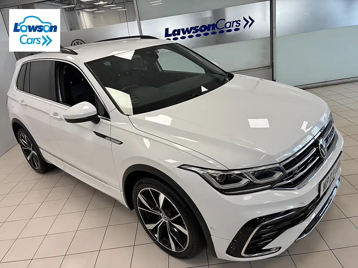Used 2023 Volkswagen Tiguan R-Line White - Interior and Exterior details 13