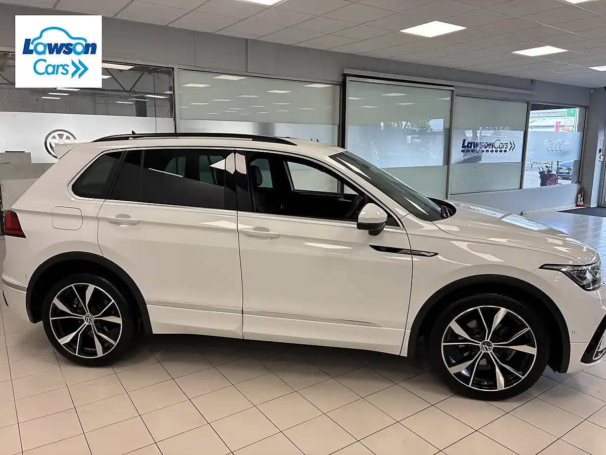 Used 2023 Volkswagen Tiguan R-Line White - Interior and Exterior details 15