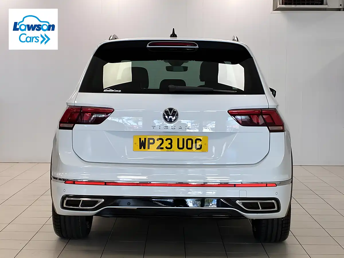 Used 2023 Volkswagen Tiguan R-Line White - Interior and Exterior details 5