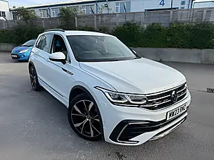 Used 2023 Volkswagen Tiguan R-Line White - Interior and Exterior details 10