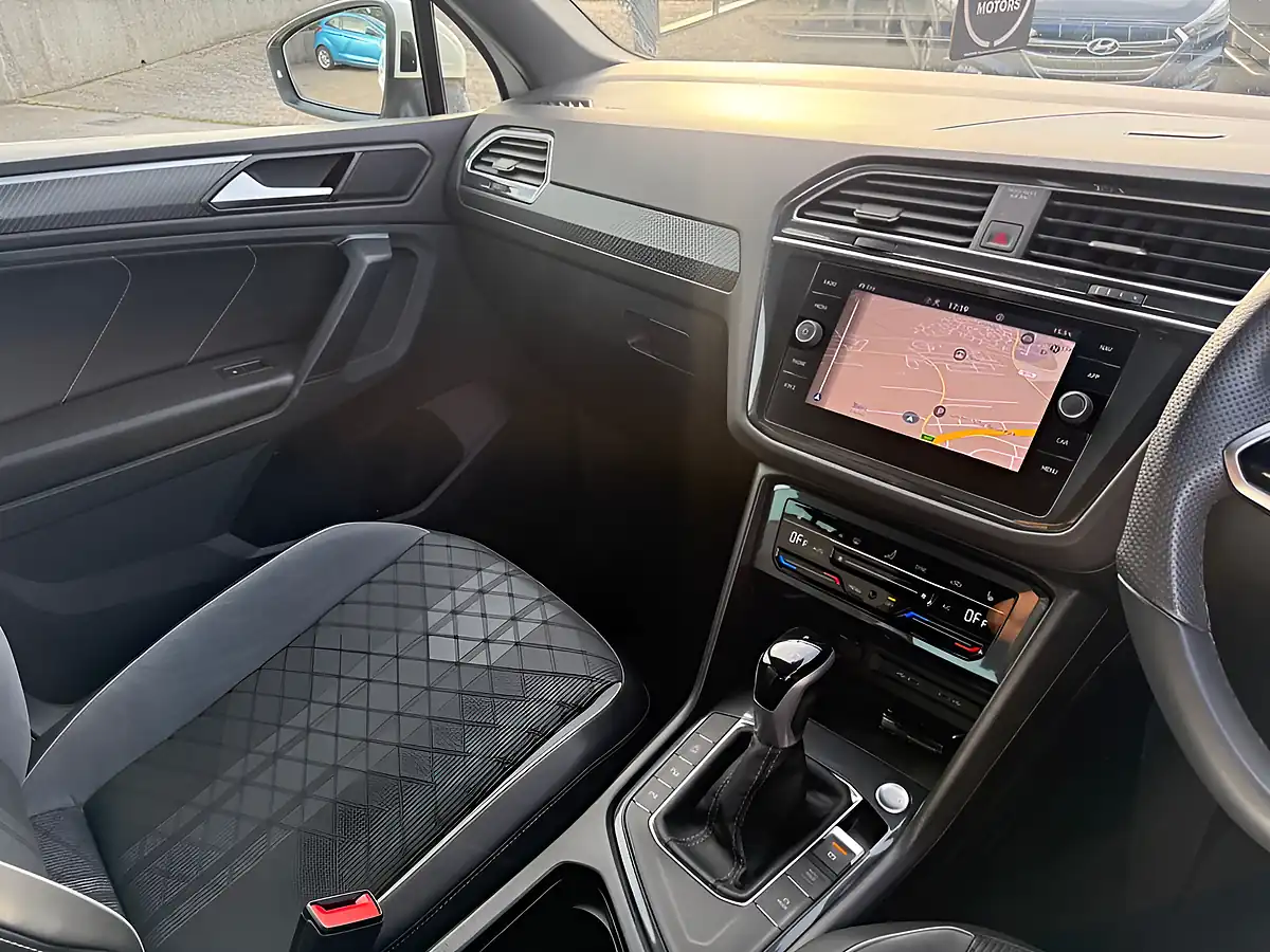 Used 2023 Volkswagen Tiguan R-Line White - Interior and Exterior details 16