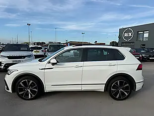 Used 2023 Volkswagen Tiguan R-Line White - Interior and Exterior details 3