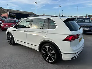 Used 2023 Volkswagen Tiguan R-Line White - Interior and Exterior details 4