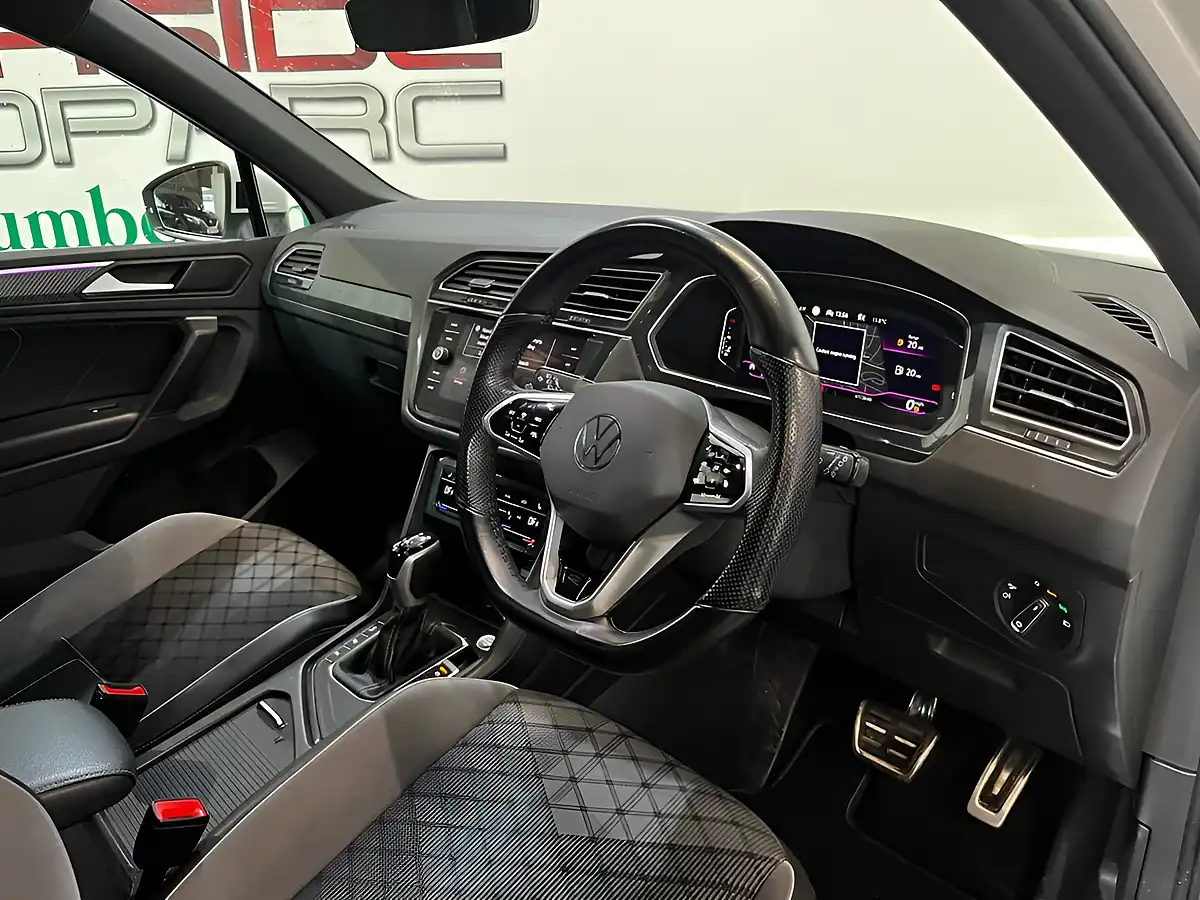 Used 2023 Volkswagen Tiguan R-Line White - Interior and Exterior details 14