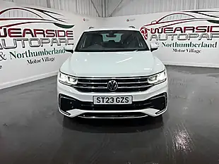 Used 2023 Volkswagen Tiguan R-Line White - Interior and Exterior details 2