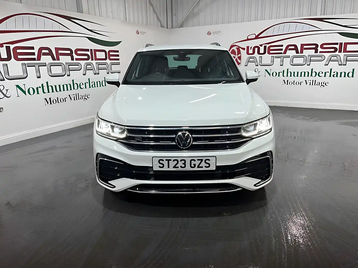 Used 2023 Volkswagen Tiguan R-Line White - Interior and Exterior details 2