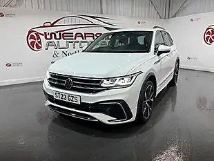 Used 2023 Volkswagen Tiguan R-Line White - Interior and Exterior details 3