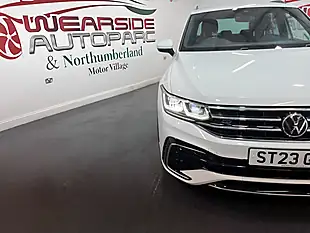 Used 2023 Volkswagen Tiguan R-Line White - Interior and Exterior details 7