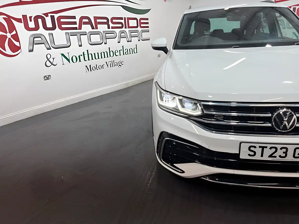 Used 2023 Volkswagen Tiguan R-Line White - Interior and Exterior details 7