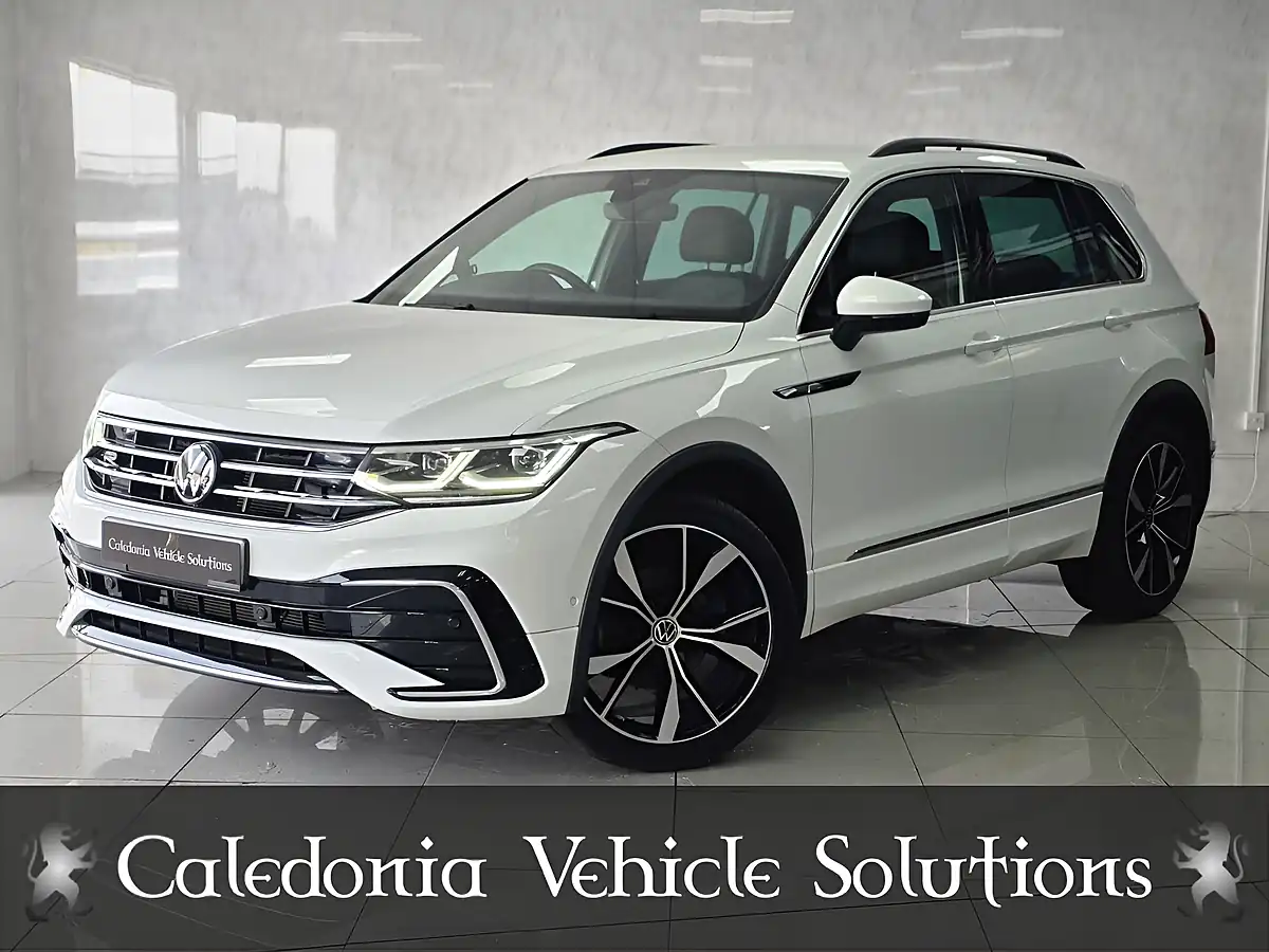 Used 2023 Volkswagen Tiguan R-Line White - Interior and Exterior details 2