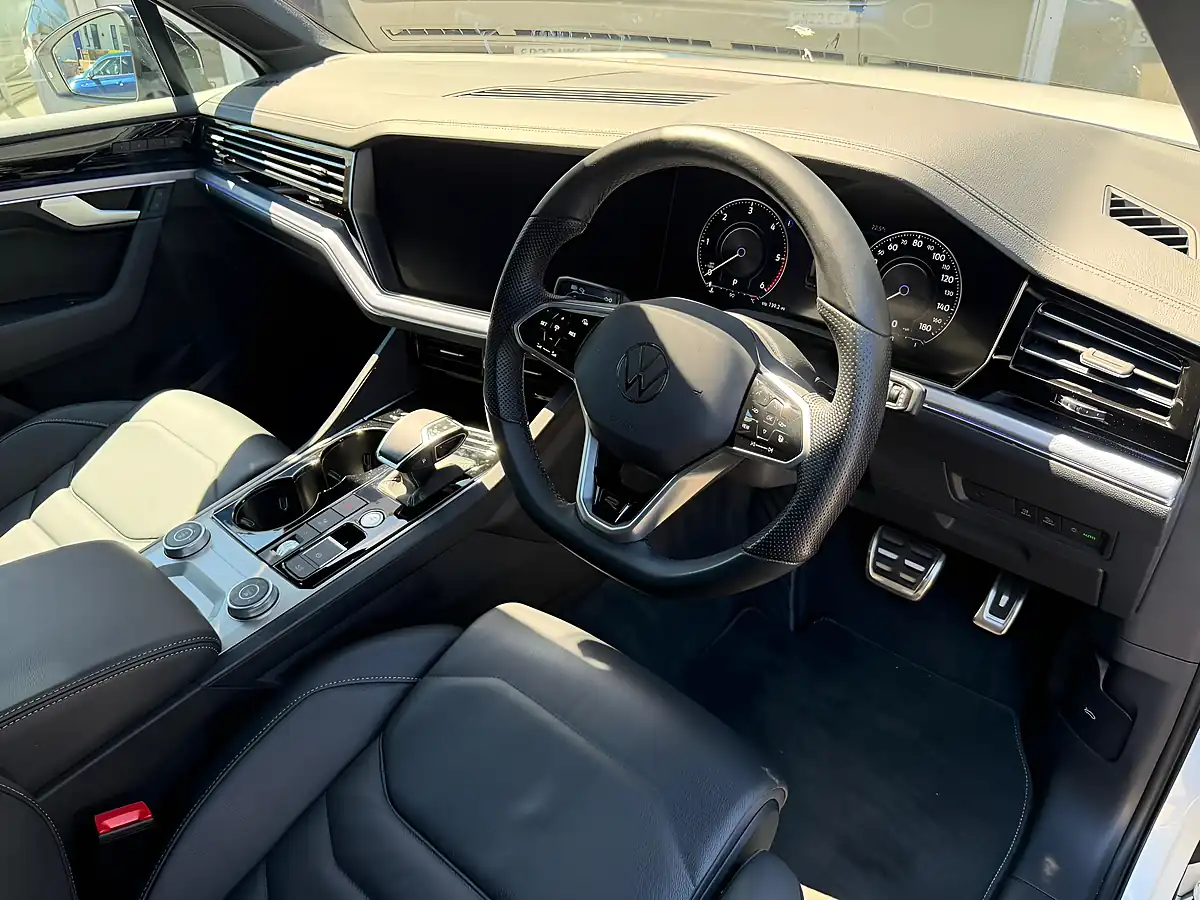 Used 2023 Volkswagen Touareg Black Edition White - Interior and Exterior details 8