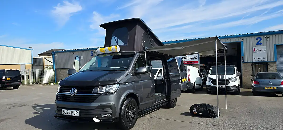 Used 2023 Volkswagen Transporter Campervan Grey - Interior and Exterior details 5