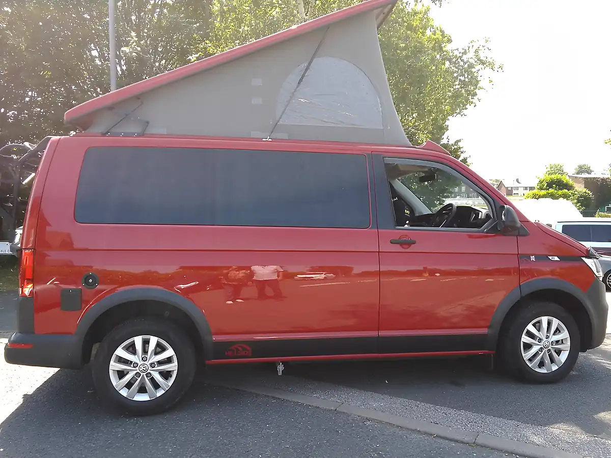 Used 2023 Volkswagen Transporter Hillside Red - Interior and Exterior details 2