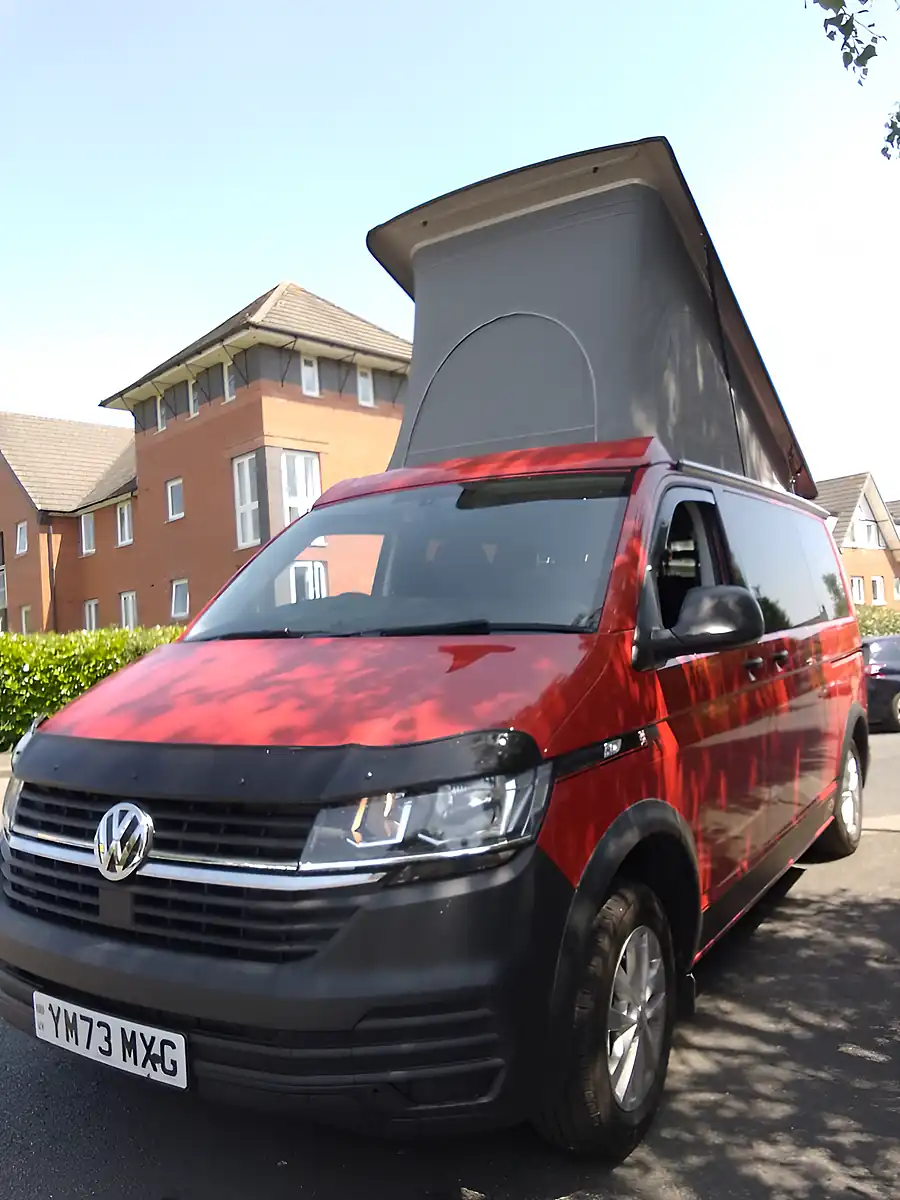 Used 2023 Volkswagen Transporter Hillside Red - Interior and Exterior details 4