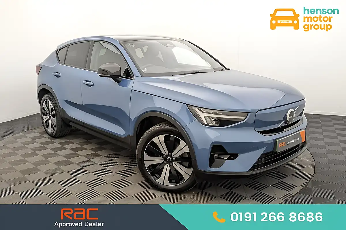 Used 2023 Volvo C40 Plus Fjord Blue - Front View