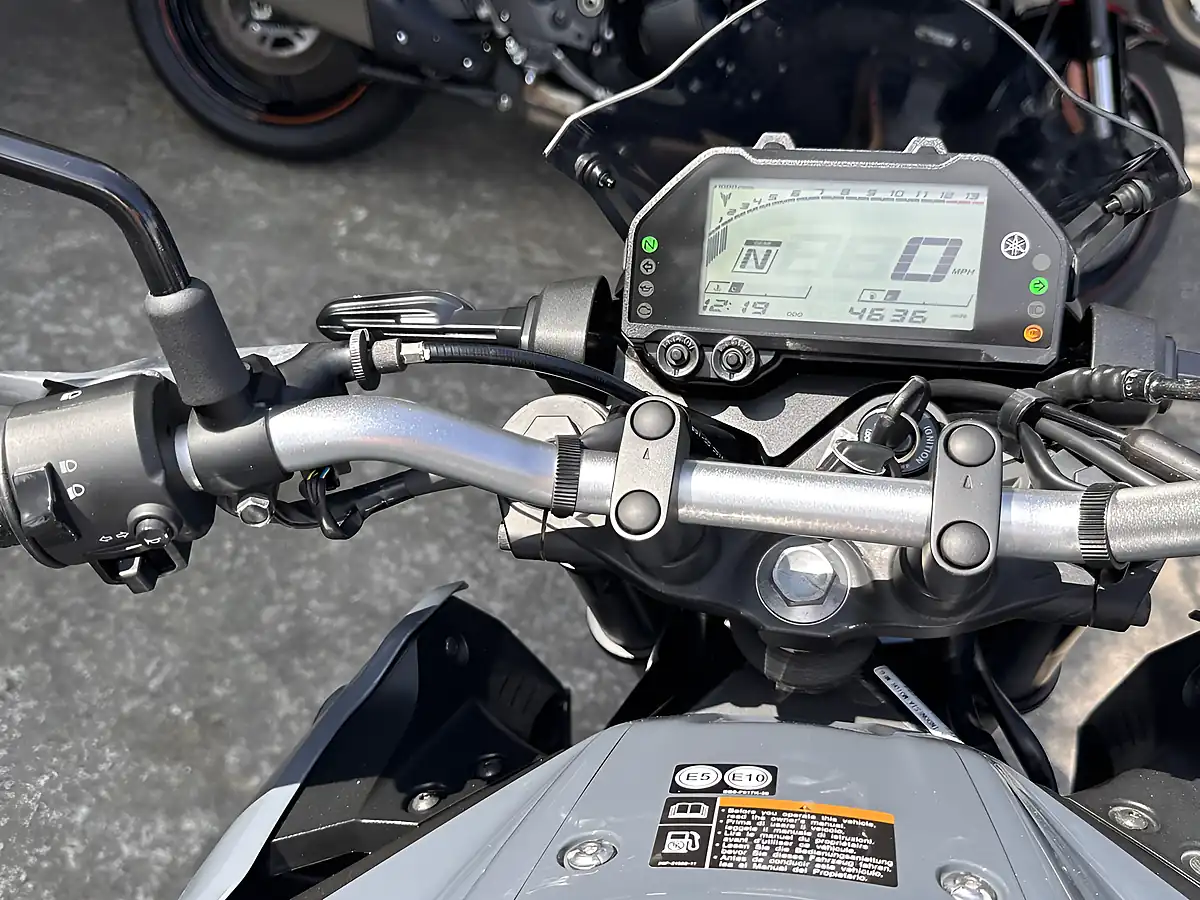 Used 2023 Yamaha MT-03 MTN320-A Grey - Interior and Exterior details 11