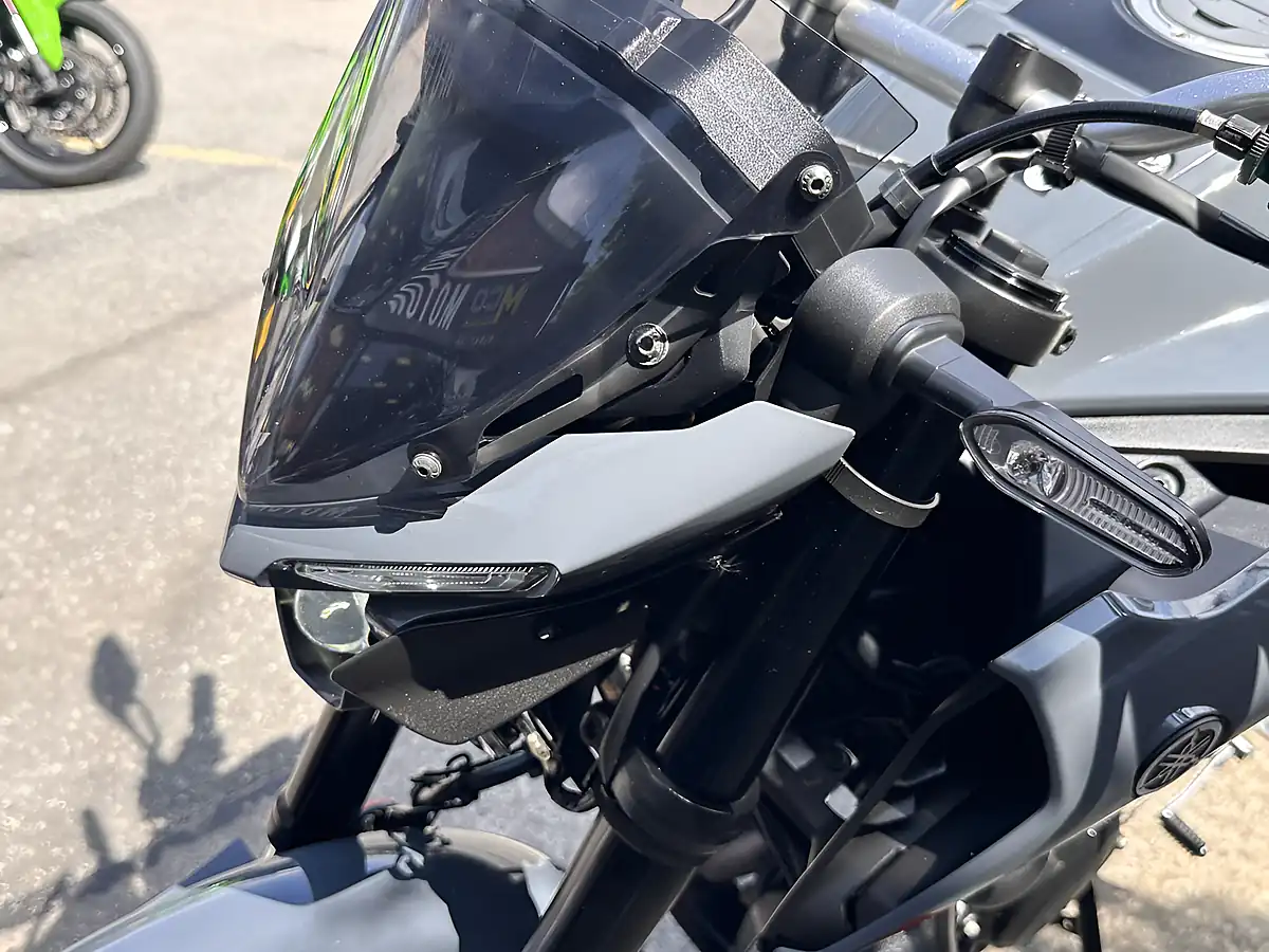 Used 2023 Yamaha MT-03 MTN320-A Grey - Interior and Exterior details 16