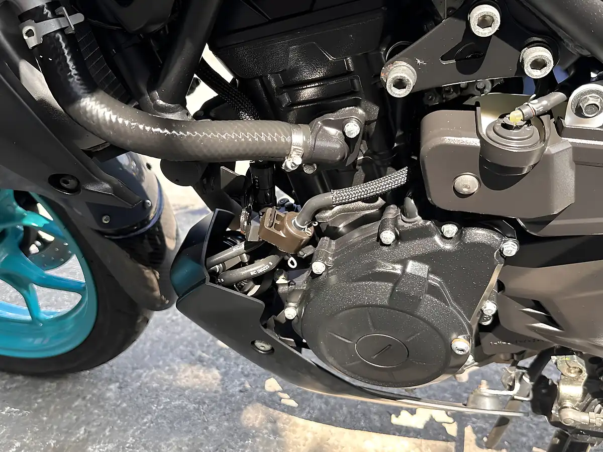 Used 2023 Yamaha MT-03 MTN320-A Grey - Interior and Exterior details 17