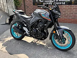 Used 2023 Yamaha MT-03 MTN320-A Grey - Interior and Exterior details 2