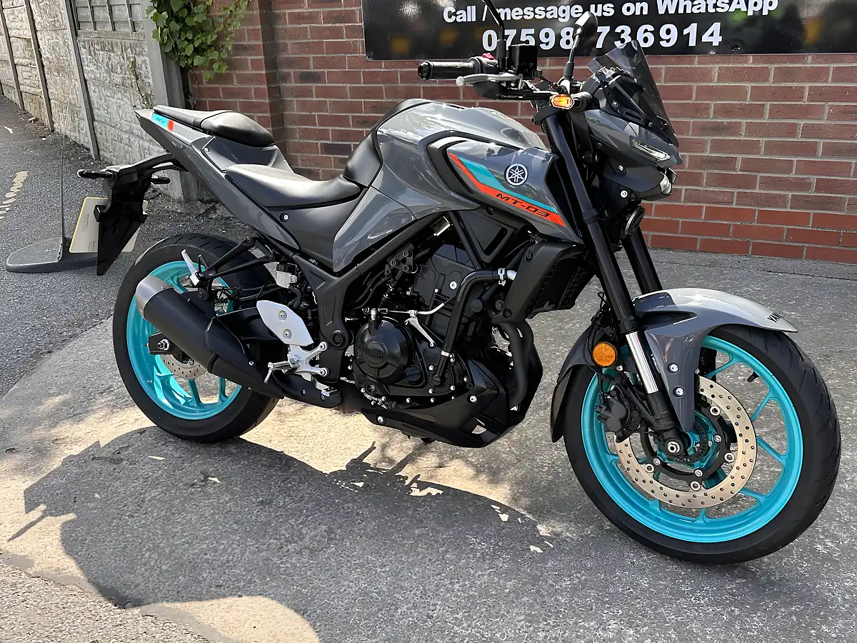 Used 2023 Yamaha MT-03 MTN320-A Grey - Interior and Exterior details 2