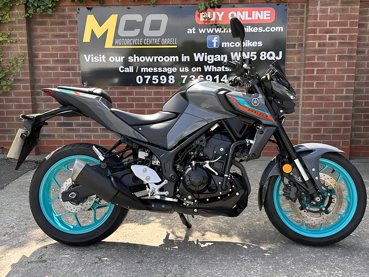 Used 2023 Yamaha MT-03 MTN320-A Grey - Interior and Exterior details 20
