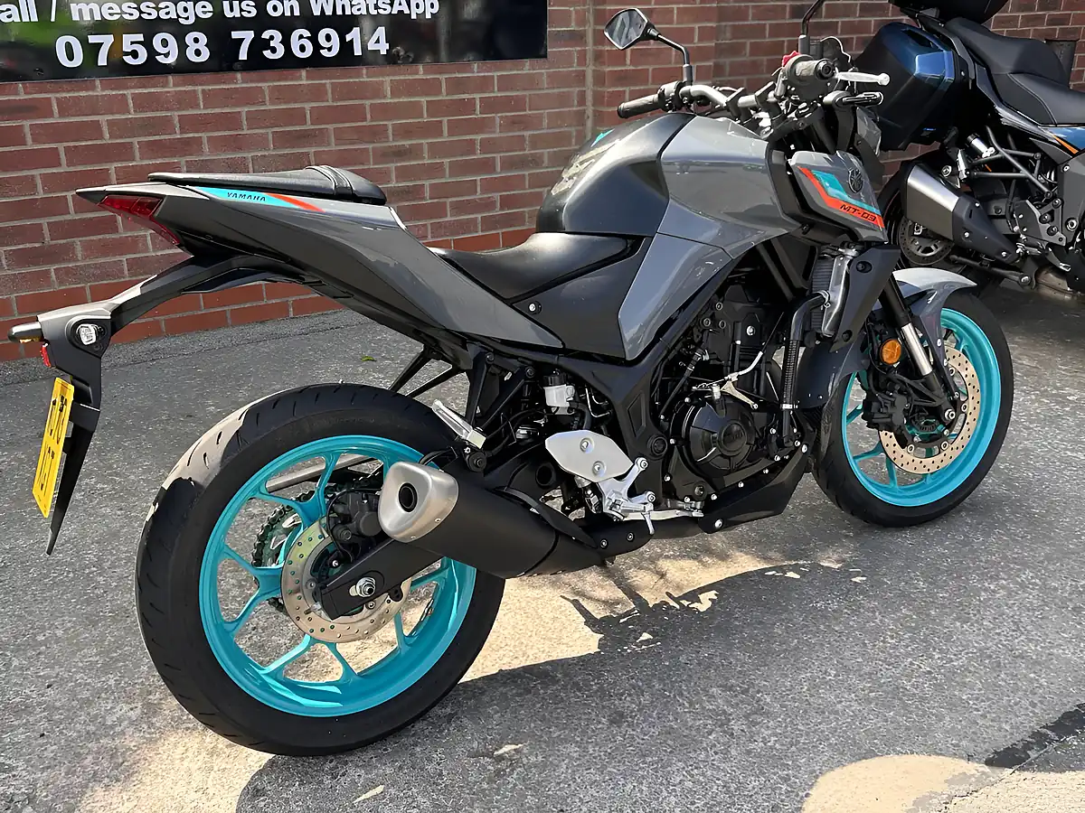 Used 2023 Yamaha MT-03 MTN320-A Grey - Interior and Exterior details 4