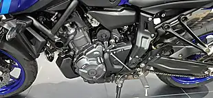 Used 2023 Yamaha MT-07 Abs Blue - Interior and Exterior details 12