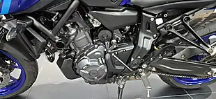 Used 2023 Yamaha MT-07 Abs Blue - Interior and Exterior details 12