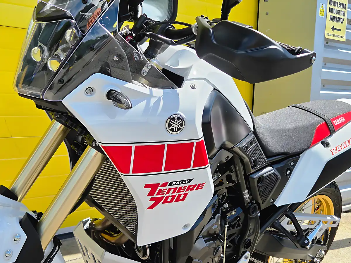 Used 2023 Yamaha Tenere 700 Rally White - Interior and Exterior details 16