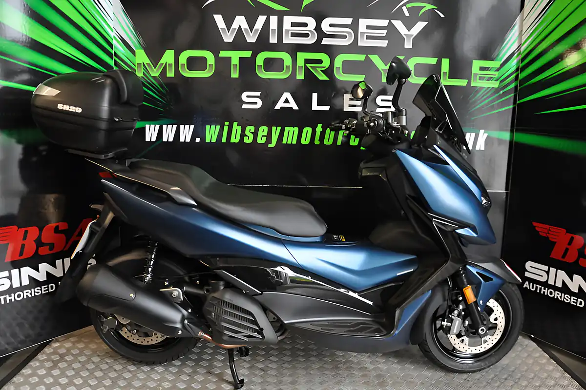 Used 2023 Zontes Zt 125-M Blue - Front View