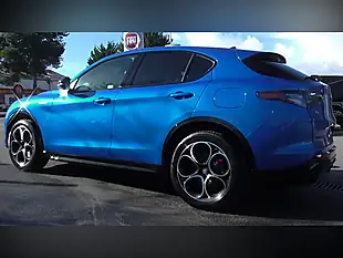 Used 2024 Alfa Romeo Stelvio Veloce Blue - Interior and Exterior details 2