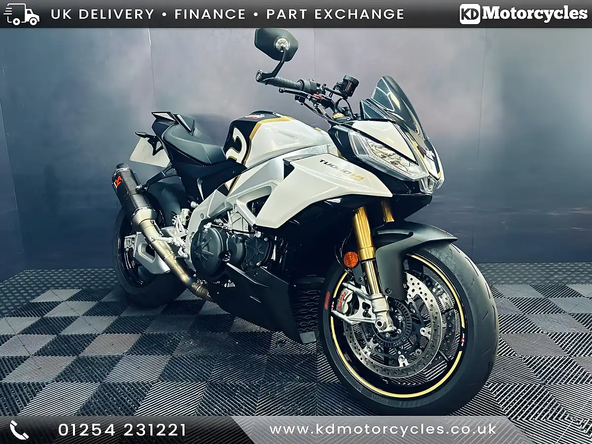Used 2024 Aprilia Tuono V4 1100 Factory Ultra Gold - Front View