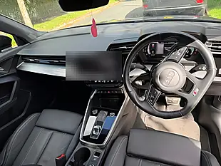 Used 2024 Audi A3 Black Edition Sportback Blue - Interior and Exterior details 2