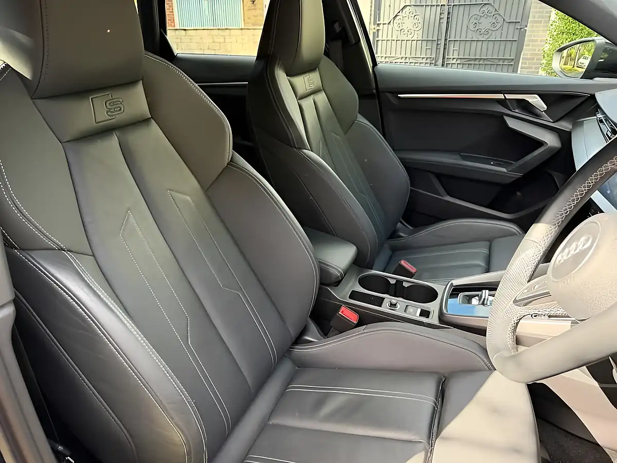 Used 2024 Audi A3 Black Edition Sportback Blue - Interior and Exterior details 3