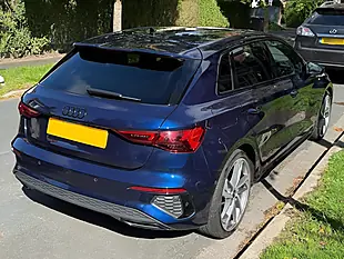 Used 2024 Audi A3 Black Edition Sportback Blue - Interior and Exterior details 6