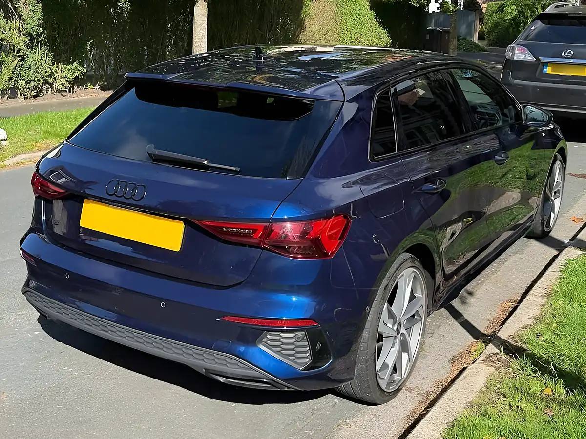Used 2024 Audi A3 Black Edition Sportback Blue - Interior and Exterior details 6