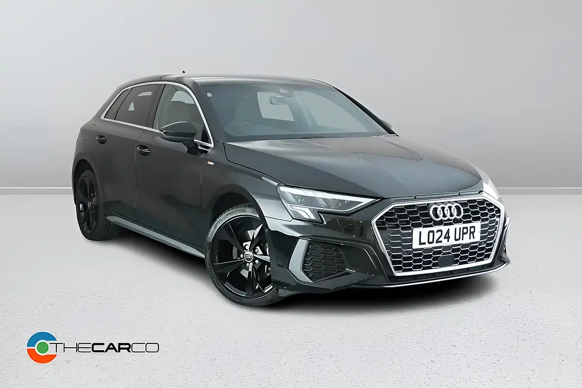 Used 2024 Audi A3 S Line Black - Front View
