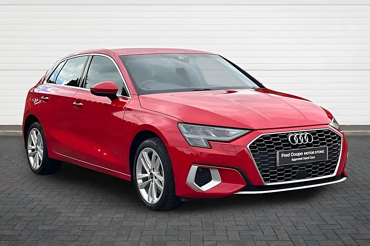 Used 2024 Audi A3 Sport Red - Front View