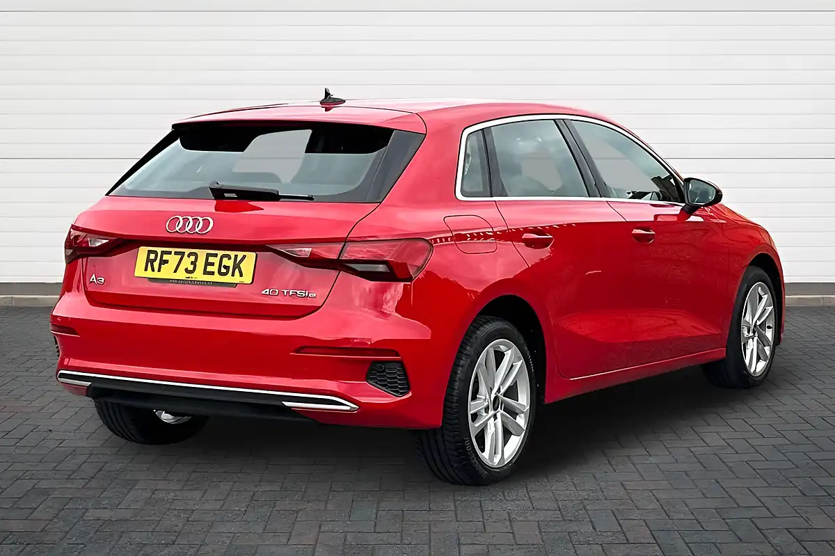 Used 2024 Audi A3 Sport Red - Interior and Exterior details 3