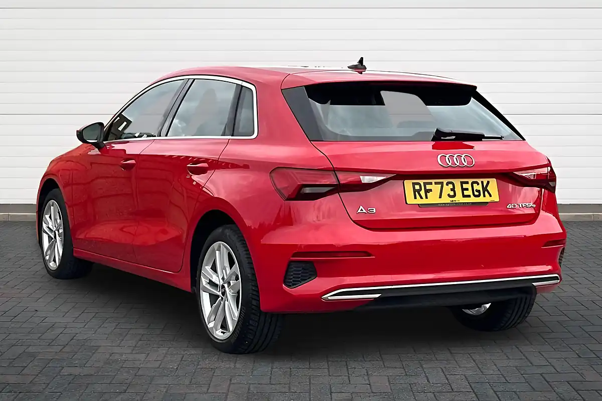 Used 2024 Audi A3 Sport Red - Interior and Exterior details 5