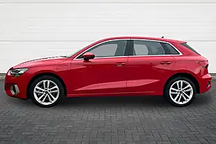 Used 2024 Audi A3 Sport Red - Interior and Exterior details 6