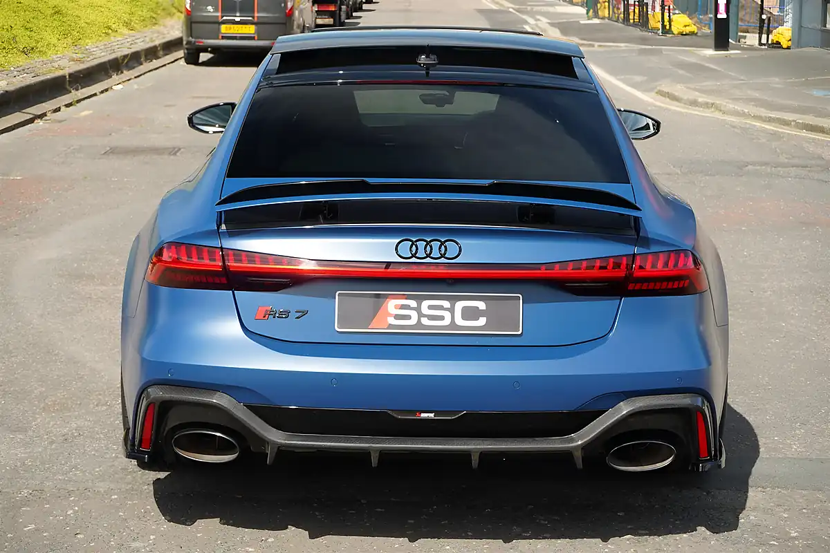 Used 2024 Audi RS7 Performance Carbon Vorsprung Ascari Blue - Interior and Exterior details 11