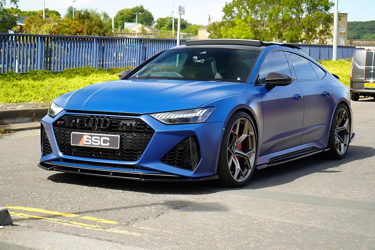 Used 2024 Audi RS7 Performance Carbon Vorsprung Ascari Blue - Interior and Exterior details 7