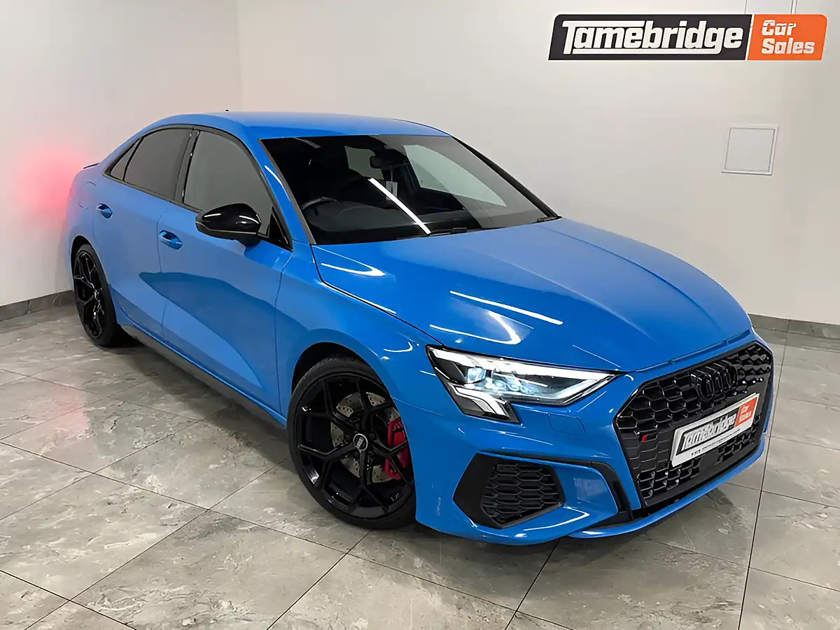 Used 2024 Audi S3 Black Edition Blue - Front View